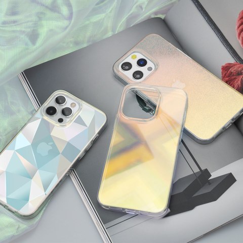 Etui na telefon iPhone 13 Pro Kingxbar Streamer niebieskie Triangle