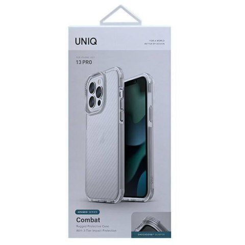 Etui na telefon iPhone 13 Pro UNIQ Combat aramid frost - ochrona i styl