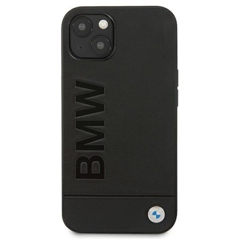 Etui na telefon iPhone 13 BMW czarne hardcase z logo Signature