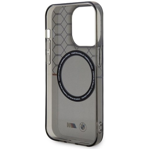 Etui BMW BMHMP13LHGPK Apple iPhone 13 Pro / 13 Pattern MagSafe szary/grey