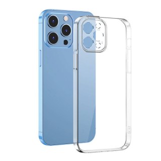 Etui iPhone 13 Pro Baseus Crystal + szkło hartowane + zestaw czyszczący