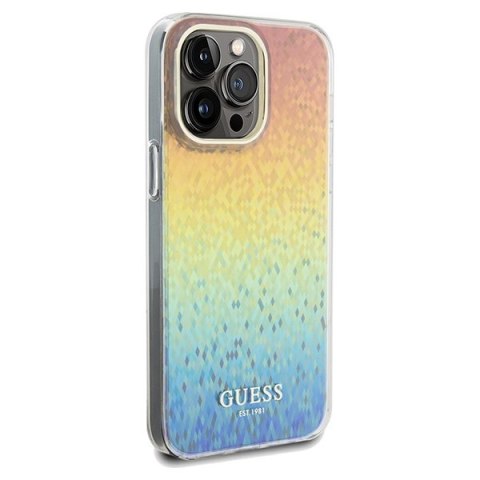 Etui na telefon iPhone 13/13 Pro Guess GUHCP13LHDECMI Iridescent