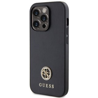 Etui na telefon iPhone 13 Pro Guess GUHCP13LPS4DGPK czarny hardcase