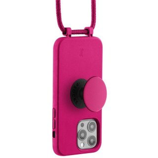 Etui Just Elegance PopGrip Apple iPhone 13 Pro różowy/orchid flower 30072