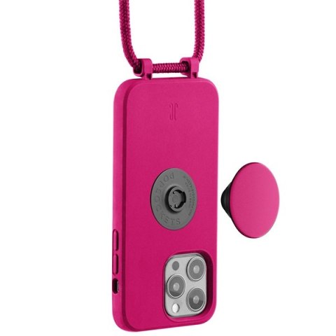 Etui iPhone 13 Just Elegance PopGrip purpurowe