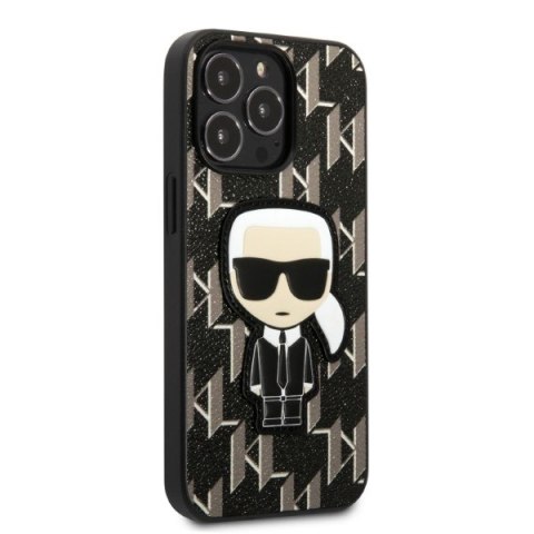 Etui na telefon iPhone 13 Pro Karl Lagerfeld Monogram Ikonik Patch