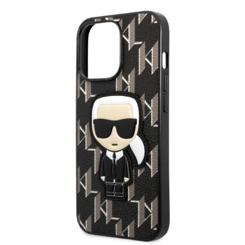 Etui na telefon iPhone 13 Pro Karl Lagerfeld Monogram Ikonik Patch