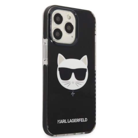 Etui na telefon iPhone 13 Pro Karl Lagerfeld Choupette Head czarne