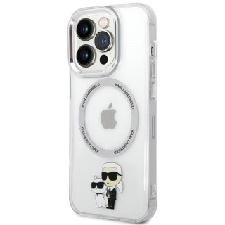 Etui na telefon iPhone 13 Pro Karl Lagerfeld MagSafe transparentne hardcase