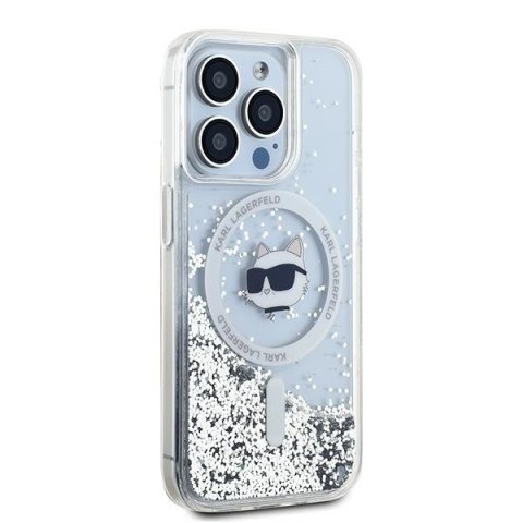 Etui na telefon iPhone 13/13 Pro Karl Lagerfeld Choupette MagSafe Glitter