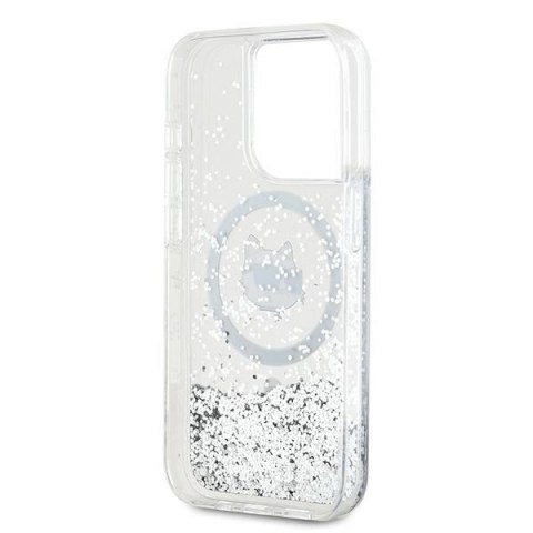 Etui na telefon iPhone 13/13 Pro Karl Lagerfeld Choupette MagSafe Glitter