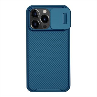 Etui iPhone 13 Pro Nillkin CamShield Pro niebieskie