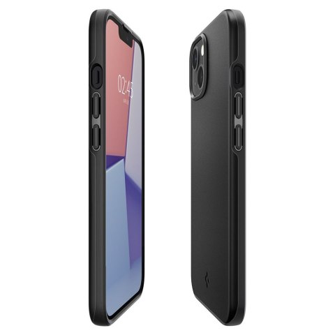 Etui na telefon iPhone 13 Spigen Thin Fit czarne - ochrona i styl