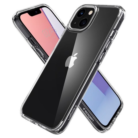 Etui na telefon iPhone 13 Spigen Ultra Hybrid przezroczyste - ochrona