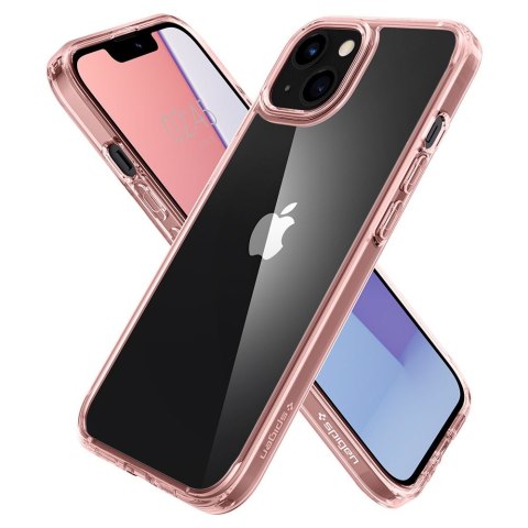 Etui na telefon iPhone 13 Spigen Ultra Hybrid różowe Crystal