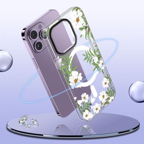 Etui iPhone 13 Pro Tech-Protect MagMood MagSafe Spring Daisy