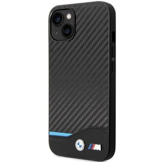 Etui BMW BMHCP13M22NBCK Apple iPhone 13 czarny/black Leather Carbon