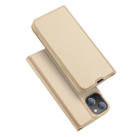 Etui na telefon iPhone 13 Dux Ducis Skin Pro złoty - elegancka ochrona