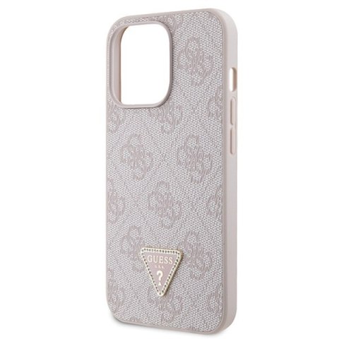 Etui iPhone 13 / 13 Pro Guess GUHCP13LP4TDSCPP różowy hardcase Crossbody 4G Metal Logo