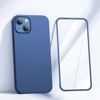 Etui na telefon Joyroom 360 Full Case + szkło do iPhone 13 niebieski