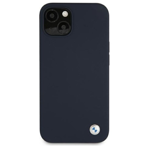 Etui na telefon iPhone 13 mini BMW granatowe hardcase Silicone Signature