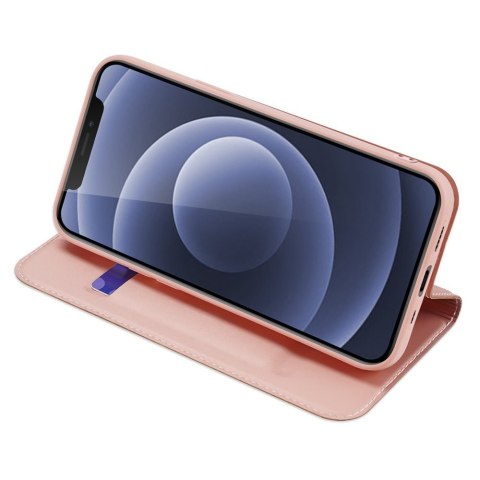 Etui na telefon iPhone 13 mini Dux Ducis Skin Pro różowy - eleganckie i trwałe