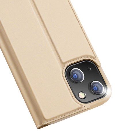 Etui na telefon iPhone 13 mini Dux Ducis Skin Pro złoty - eleganckie i trwałe