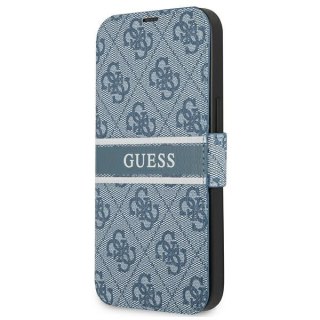 Etui Guess GUBKP13S4GDBL Apple iPhone 13 mini niebieski/blue book 4G Stripe