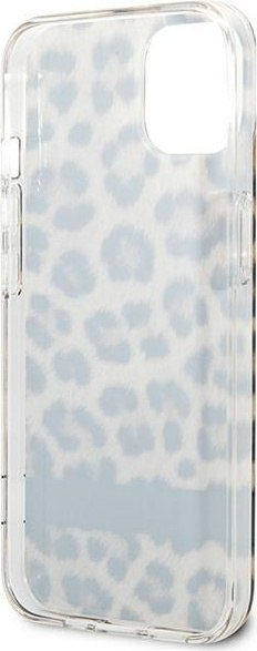 Etui na telefon iPhone 13 mini Guess brązowe hardcase Leopard