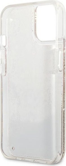 Etui na telefon iPhone 13 mini Guess złote hardcase Paisley Glitter