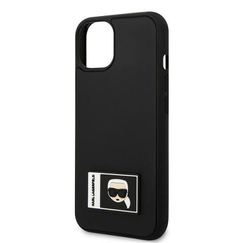 Etui na telefon iPhone 13 mini Karl Lagerfeld Ikonik Patch czarne