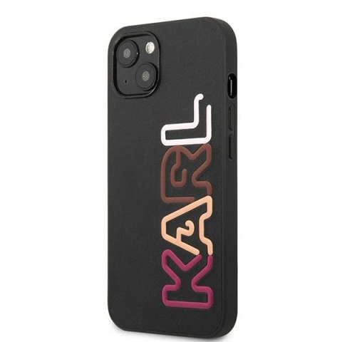 Etui na telefon iPhone 13 mini Karl Lagerfeld czarne Multipink Brand