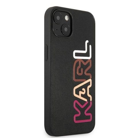 Etui na telefon iPhone 13 mini Karl Lagerfeld czarne Multipink Brand