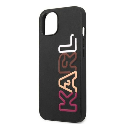 Etui na telefon iPhone 13 mini Karl Lagerfeld czarne Multipink Brand