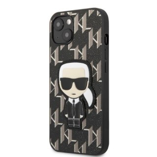 Etui na telefon iPhone 13 mini Karl Lagerfeld Monogram Ikonik Patch