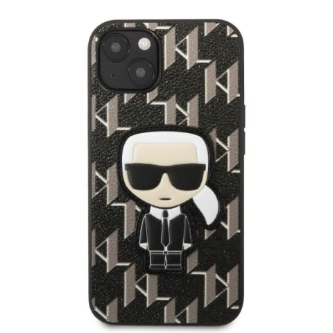 Etui na telefon iPhone 13 mini Karl Lagerfeld Monogram Ikonik Patch