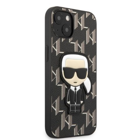 Etui na telefon iPhone 13 mini Karl Lagerfeld Monogram Ikonik Patch