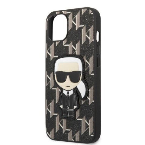 Etui na telefon iPhone 13 mini Karl Lagerfeld Monogram Ikonik Patch