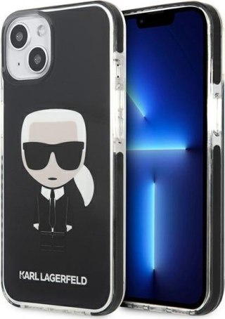 Etui na telefon iPhone 13 mini Karl Lagerfeld czarne Iconik Karl