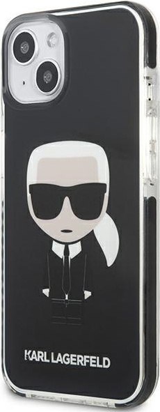 Etui na telefon iPhone 13 mini Karl Lagerfeld czarne Iconik Karl