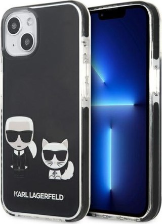 Etui na telefon iPhone 13 mini Karl Lagerfeld czarne Karl&Choupette