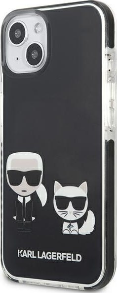 Etui na telefon iPhone 13 mini Karl Lagerfeld czarne Karl&Choupette