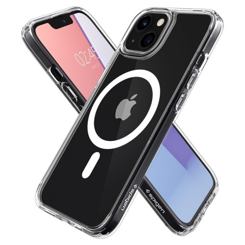 Etui na telefon iPhone 13 mini Spigen Ultra Hybrid MagSafe białe