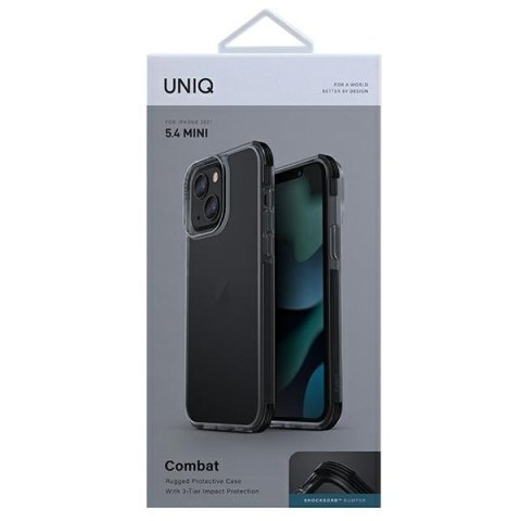 Etui na telefon iPhone 13 mini UNIQ Combat czarny / carbon black