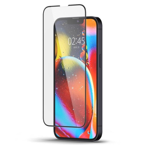 Szkło hartowane iPhone 13 mini Spigen GLAS.tR Slim Black - Ochrona ekranu