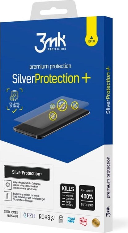 Folia na telefon Samsung Galaxy S21 FE 3MK Silver Protect+ Antymikrobowa