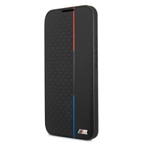 Etui Samsung Galaxy S22+ Plus BMW M Collection Triangles czarne bookcase