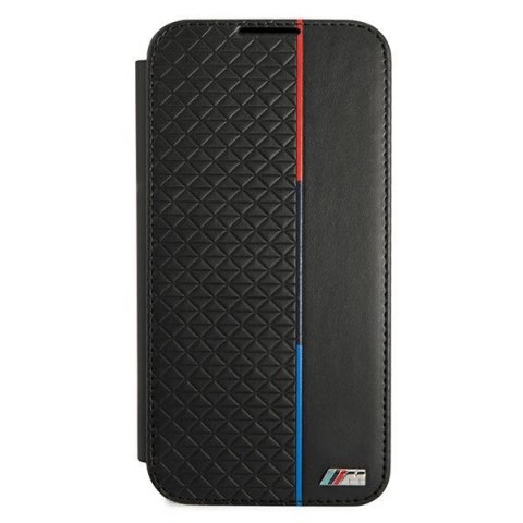 Etui Samsung Galaxy S22+ Plus BMW M Collection Triangles czarne bookcase