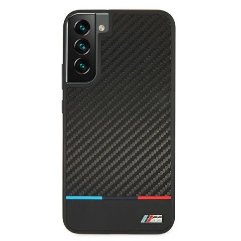 Etui na telefon Samsung Galaxy S22+ Plus BMW M Collection Triangles czarne