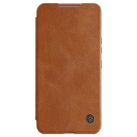 Etui Samsung Galaxy S22+ Plus Nillkin Qin Leather Pro brązowe